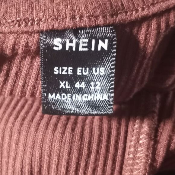 SHEIN EZWEAR BROWN UNITARD ROMPER SZ.XL - Picture 4 of 6